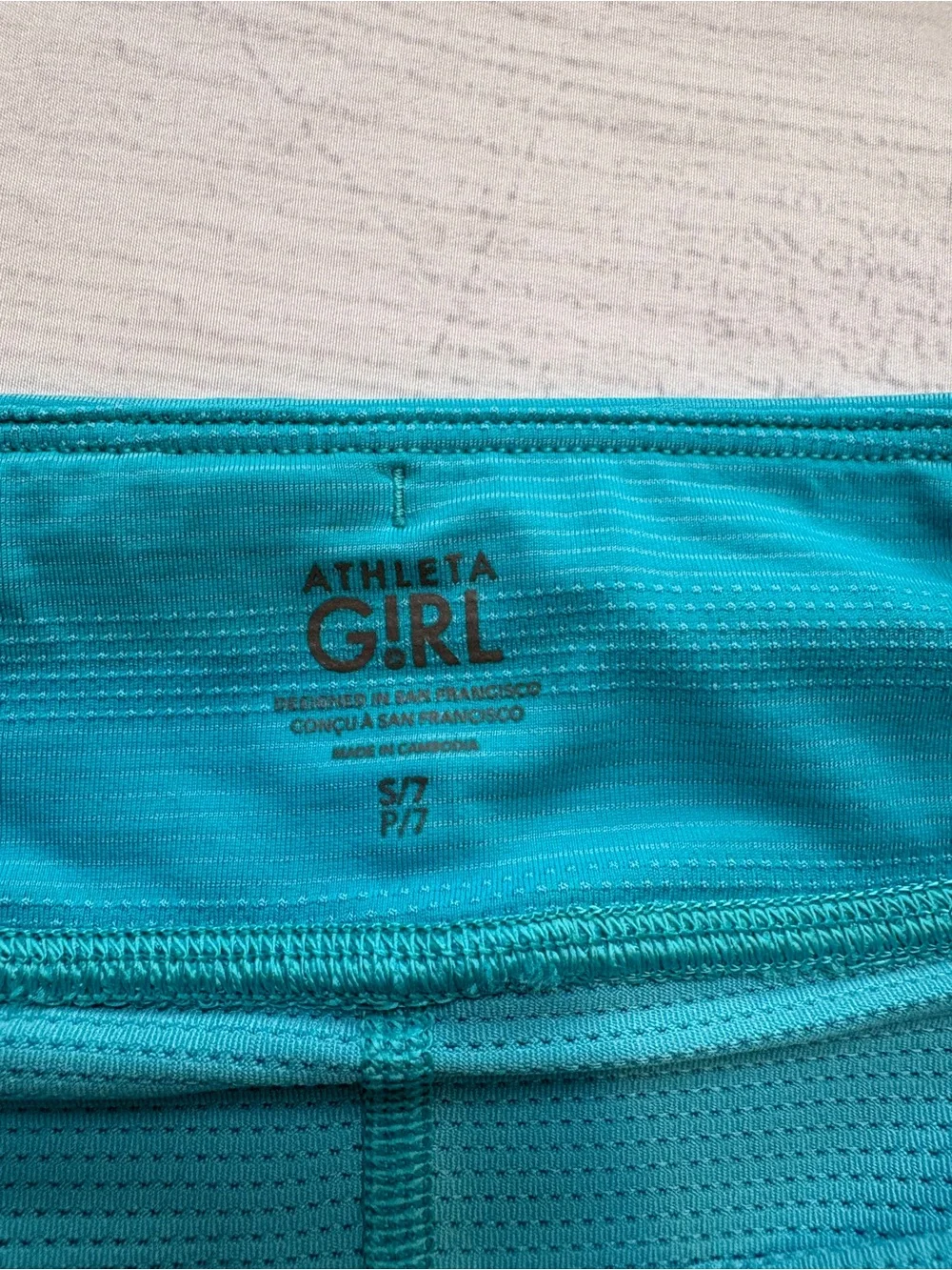 Athleta Teal Tiered Performance Skort
